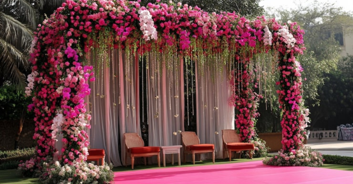 Event Decoration with Flowers
