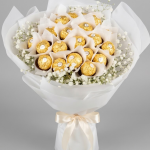Chocolate And White Flowers Bouquet