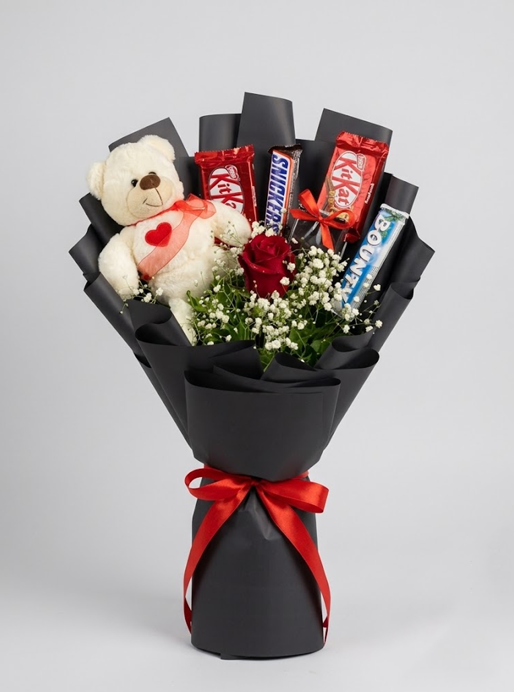 Flowers and Chocolate Bouquet Flowers and Chocolate Bouquet