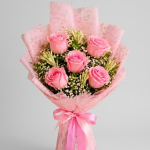 Pink Rose Birthday Bouquet