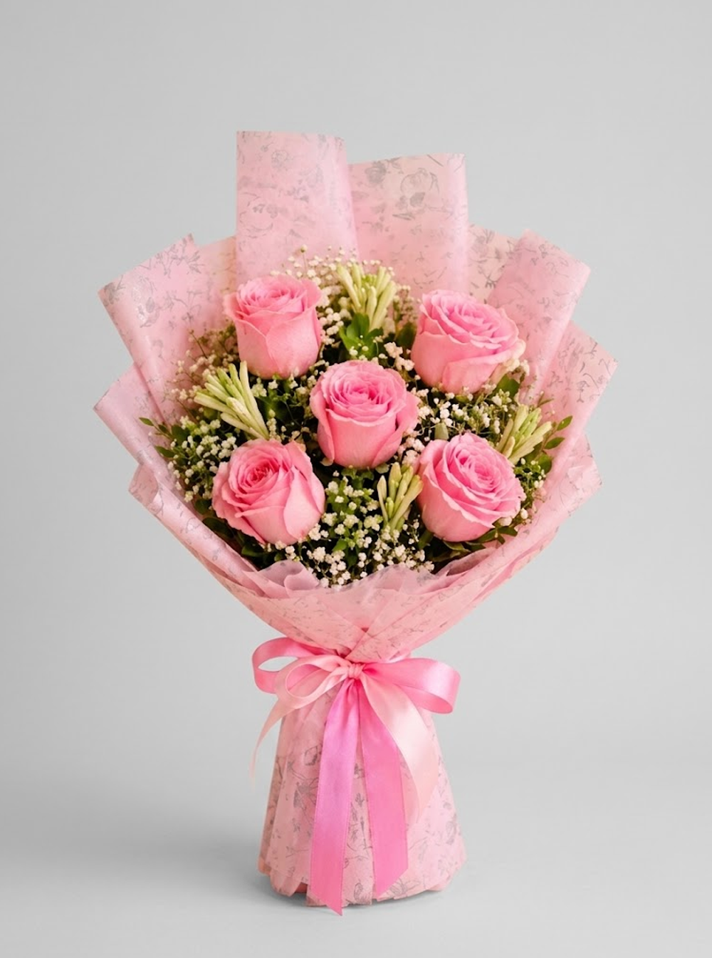 Pink Rose Birthday Bouquet Pink Rose Birthday Bouquet