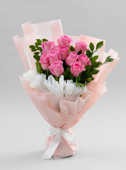 Pink Rose Bouquet