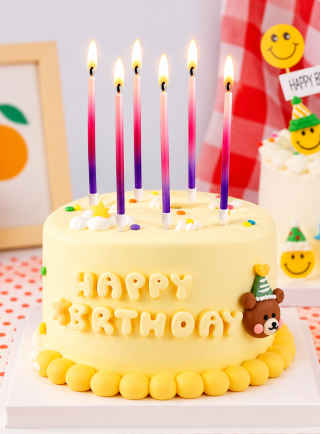 Rainbow Colorful Candles